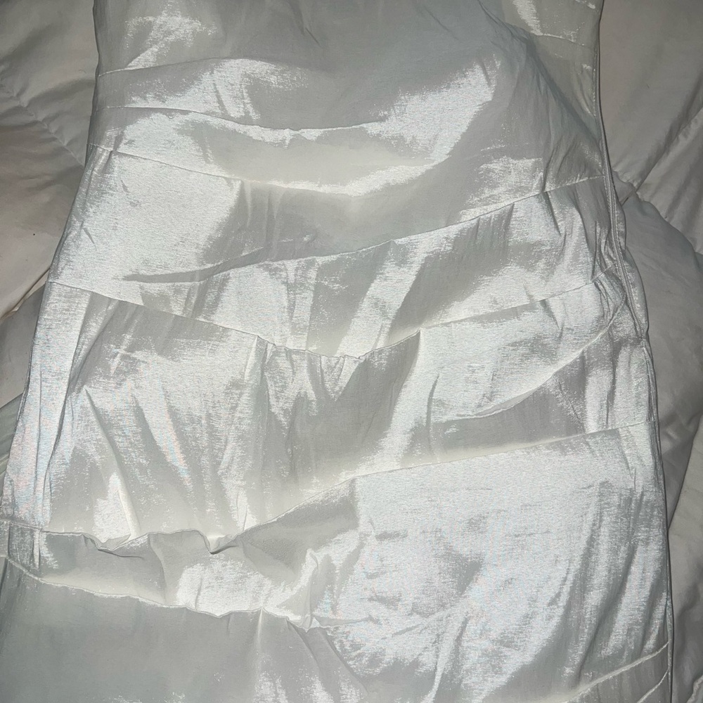 12th Tribe Strapless White Dress